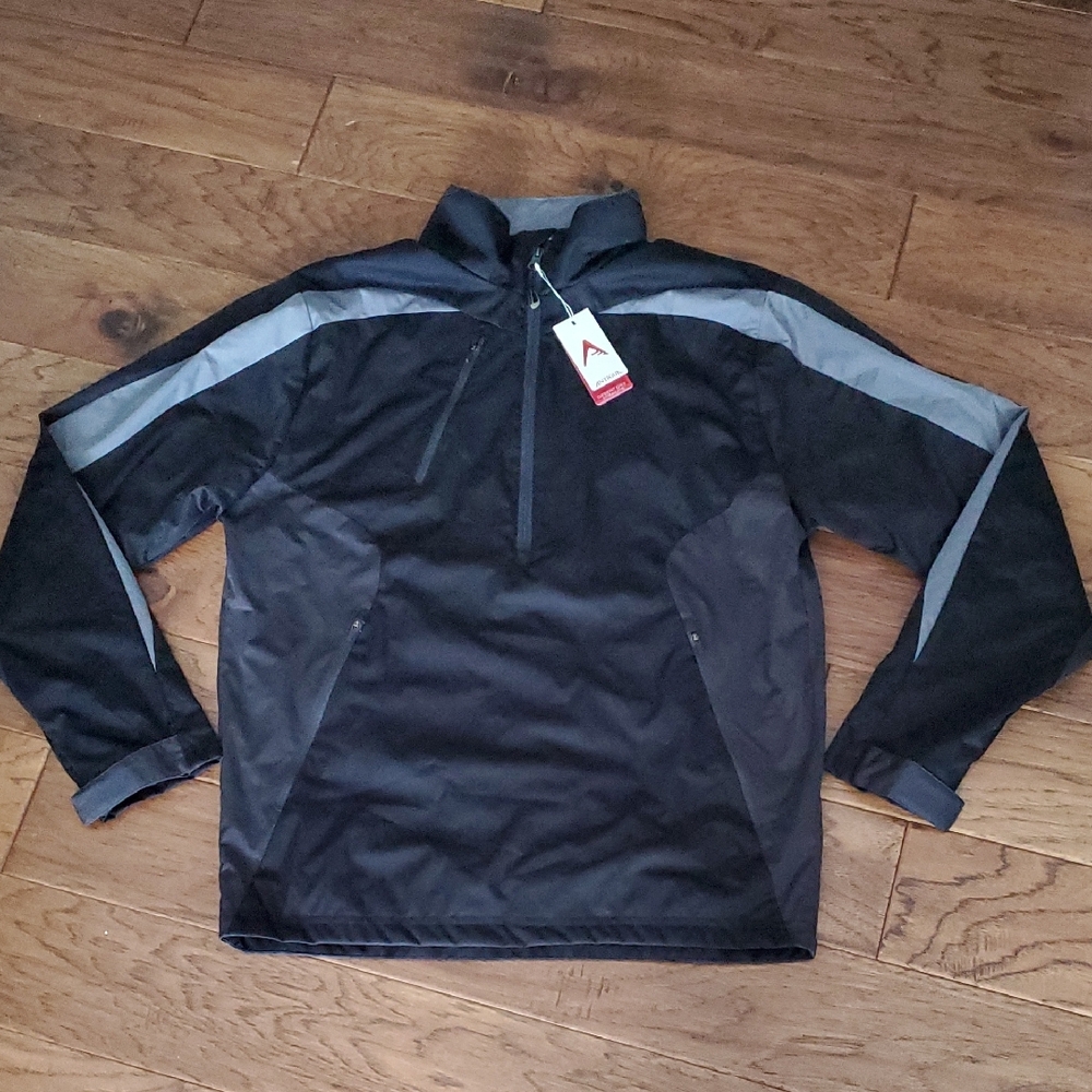 NWT Antigua Men's Golf Pullover 1/2 Zip with Zippered Pockets Size M